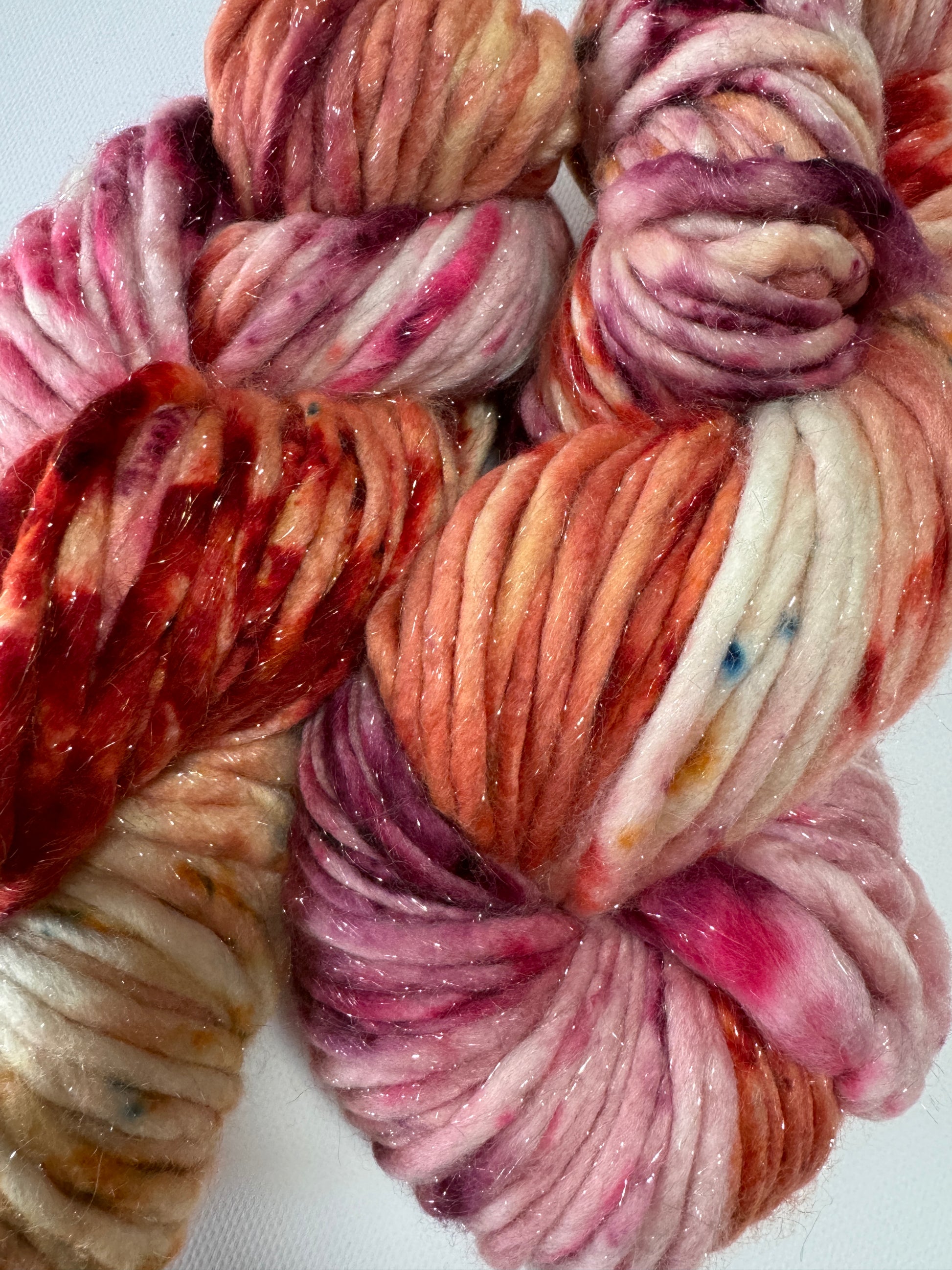 Peach Season - Super Chunky Sparkle - Okanagan Dye Works