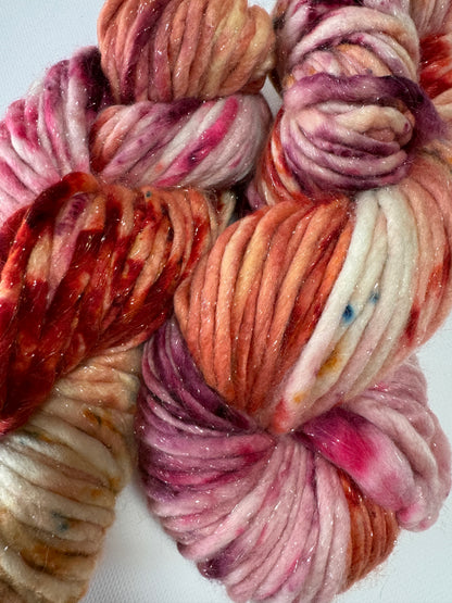 Peach Season - Super Chunky Sparkle - Okanagan Dye Works