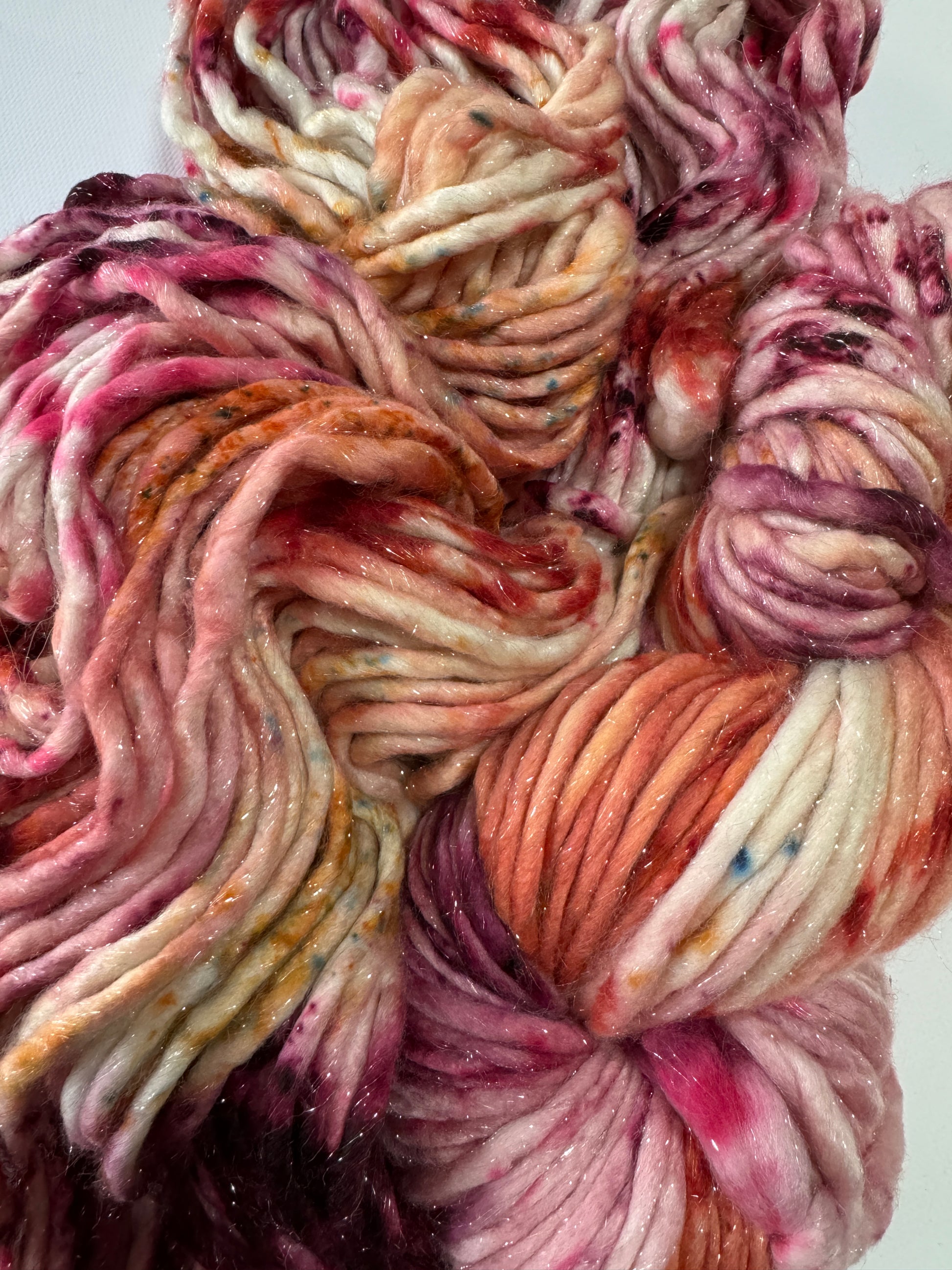 Peach Season - Super Chunky Sparkle - Okanagan Dye Works